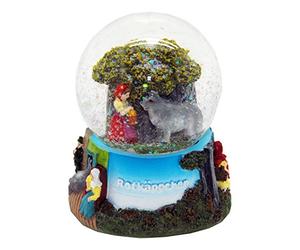 30035 Contes Boule à Neige Le Petit Chaperon Rouge et Le Loup Mal 65 mm - Bubble