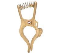 300A Brass Ground Clamp | Protective Coating for Maximum Conductivity & Extended Service Life | Industrial Welding Ground Clamp/Electrical Work Tool | Even Finish, Smooth - Edged