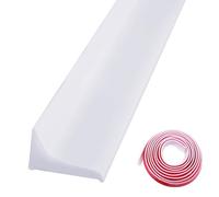 300cm Seuil De Douche Barrage D'Eau Silicone, Barrière De Douche En Silicone, Joint Salle De Bain Joint Douche, Facile À Couper Découpable, Anti-Débordement Pour Salle De Bain, Cuisine, Lavabo - Blanc