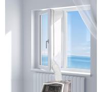 300cm Tissu De Calfeutrage Pour Fenêtres Pour Climatiseur Mobile Et Sèche-Linge-Fonctionne Avec Toutes Les Unités De Climatisation Mobiles,Installation Facile