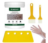300g Liquide Étanchéité Transparent, ELALRAU Agent de Revetement Impermeable, Agent Anti-Fuite Étanche, Réparation des Murs, Pour Salle de Bain, Toilettes, Carrelage, Murs, Toit