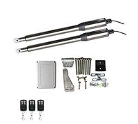 300kg Automatique Dual ARM Swing Porta Ouvrir Ouvrir Porte-porte Porte Swing Porte ouvre ouverte for contrôle d'accès Home Security,Modes d'alimentation flexibles(3 remotes)