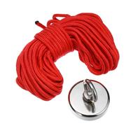 300kg D75mm Aimant De Rã©Cupã©Ration Au Nã©Odyme Dã©Tecteur De Mã©Taux Au Trã©Sor De Pãªche Avec Corde De 20 Mã¿Tres