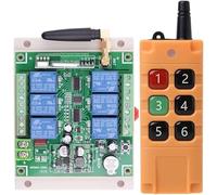 300M DC12V-36V 6CH Télécommande industrielle sans fil LED interrupteur relais sortie radio émetteur RF 433 MHz interrupteur sans fil relais