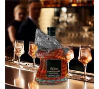 300ML Carafe A Decanter Vin - Decanter Whisky Figurine, Sculpture De Bouteille De Vin Animal Requin Gravée En 3D, Carafe À Whisky En Édition Limitée, Statue D'art Jaws, Ornement Bouteille Vin(A)