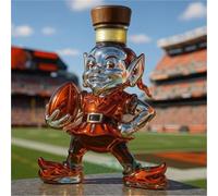 300ML Carafe A Decanter Whisky Statue Sculpture - Bouteille De Whisky En Verre En Forme De Personnage 3D, Carafe À Whisky Décorative Et Amusante, Verre Soufflé À La Main Et Étanche(D)