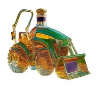 300ML Carafe A Decanter Whisky Statue Sculpture - Bouteille De Whisky Ou De Vin En Forme De Tracteur 3D, Bouteille De Vin Vide Sur Le Thème De L'automobile, Carafe À Whisky En Verre(#1)