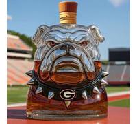 300ML Carafe A Decanter Whisky Statue Sculpture - Carafe À Whisky 3D En Forme De Bouledogue, Bouteille De Vin Ou De Whisky En Verre À Motif Animal Amusant, Pour Le Rangement Des Spiritueux(#3)