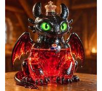 300ML Carafe A Decanter Whisky Statue Sculpture - Carafe À Whisky 3D En Forme De Dinosaure Volant, Bouteille De Vin, Statue D'art Unique, Cadeau, Sculpture En Verre De Dragon(E)