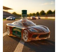 300ML Carafe A Decanter Whisky Statue Sculpture - Carafe À Whisky En Verre En Forme De Voiture De Sport 3D, Sculpture Originale De Bouteille De Whisky Ou De Vin En Forme De Voiture(A)
