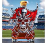 300ML Carafe A Decanter Whisky Statue Sculpture - Sculpture 3D De Bouteilles De Whisky Et De Vin En Forme De Pirate, Carafe À Whisky Créative Style Pirate, Cadeau De Rangement Pour Le Vin(#4)