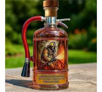 300ML Carafe A Decanter Whisky Statue Sculpture - Sculptures De Bouteilles De Whisky En Forme D'extincteur 3D, Statues Originales De Carafes À Whisky En Verre, Récipient Conservation Du Vin(#5)