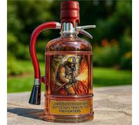 300ML Carafe A Decanter Whisky Statue Sculpture - Sculptures De Bouteilles De Whisky En Forme D'extincteur 3D, Statues Originales De Carafes À Whisky En Verre, Récipient Conservation Du Vin(#2)