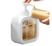 300ml Distributeur De Savon Moussant - Transparent Et Étanche, Design À Pression, Le Flacon De Lotion Vide Est Clairement Visible, Idéal pour Les Salles De Bain, Les Cuisines Et Les Hôtels