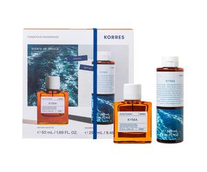 300ml KORRES Coffret parfumé KYMA (eau de toilette 50 ml + gel douche 250 ml)