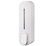 300ml Manual Soap Dispenser Press ABS Wall Mounted Shower Gel Container for Home Hotel (Blanc)