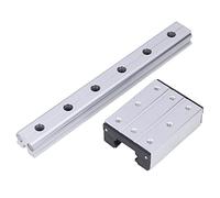 300mm Linear Guide Rail Slide Block | Bearing Steel & Aluminum Alloy for Stability | Linear Motion Rail for Semiconductor/PCB/Robotics | 8 Mounting Holes, 4 Pulleys