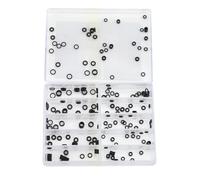 300pcs 10 tailles Couronne de montre o anneau montre la couronne de la couronne résistante à l'eau Sceau de justice haute précision couronne de montre o anneau pour réparation de