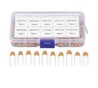 300pcs 10value 50v 10pf 20pf 30pf 47pf 56pf 68pf 100pf 1nf 10nf 100nf Monolithic Ceramic Capacitor Assortment Kit NWPNLXEA