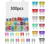 300pcs 2/3/5/7/10/15/20/25/30a Fusible Car Fuse Kit assorti