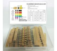 300pcs 30value Rang 10ohm-1Mohm 1 / 2W 5% Carbon Film Metal Resistances Assortiment Kit Set New 30 Valeurs Résistance AMNzOgOdL