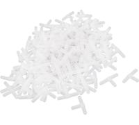 300pcs blanc en plastique clair Aquarium Pompe à air T forme Tube Ligne connecteurs tubes