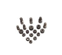 300pcs Charging Hand Drill Gear /8/9/11/12/13/14/15 Teeth For RS 550 775 electronic starter Shaft 3/3.9/4.9mm Replaceable electronic starter Gear IINKUEYK(2)