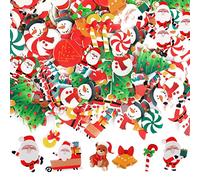 300pcs Comestibles Cupcake Toppers, Topper de Petit Gâteau Comestible pour Noël Festival Anniversaire Fête Décoration Alimentaire