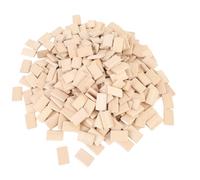 300pcs Domino Tenons Wood, Tenons de travail du bois haute durehwood Tenon Blocs d'insertion pour les systèmes de menuiserie, épissage de meubles de bois