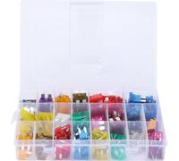 300pcs Feuille assortiment de fusibles petit médium avec extracteur 2/3/5 // 7.5/10/15/20/25/30/35/40 Amp pour voiture automobile