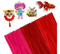 300pcs Fil Chenille Tiges de Fils Chenille Colorés Cure Pipes Chenille Pipe Cleaners Créatif, Bâton Torsadé de Macarons Colorés pour Décorations et Artisanat Créatif Creatifs,DIY, 30 * 0.6 cm