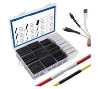 300pcs Heat Shrink Tubing Set Cable Repair Set With Adhesive Shrink Ratio 3: 1 Double-walled Self-adhesive Lined Shrink