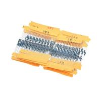 300PCS/LOT 1/4W Metal Film Resistor Kit 1% Resistor Assorted Kit Set 10-1M Ohm Resistance Pack 30 Values each 10 pcs CZAOINCU