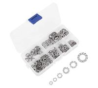 300pcs Louleur de Serrure Dentaire Externe Rondelle d'étoile Joint en Acier Inoxydable M2,5 M3 M4 M5 M8 M8 Assortiment