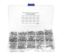 300pcs M2 M2.5 M3 Hex Socket En Acier Inoxydable SS304 Cap Vis Boulon Assortiment Ensemble pour Home Office Appareil Équipement de Communication