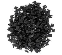 300PCS Mini 2,54 mm Standard Noir Pull Court Circuit Bouchons, Bloc de Court-Circuit et Capuchon de Cavalier pour Connexion Électrique, Pull court Circuit Bouchons pour Projets Électroniques