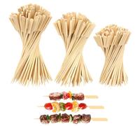 300PCS Pic Brochette Bois 15/18/20CM Pic Aperitif Pique Brochette Bois | Pic a Brochettes en Bois de Bambou pour Hamburgers, Maïs, Kebab, Barbe à Papa Apéritifs Accessoires Niques Pique a Brochette