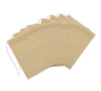300pcs Sachets Filtre à Thé Ensemble Sachet de Thé Vide à Remplir Sachet de Thé en Papier avec Cordon Infuseur à Thé en Papier pour Thé en Vrac, Herbes, Café, 8cmX6.2cm (Couleur Naturelle)