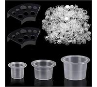 300pcs Tattoo Ink Caps With 2 Cup Holders,100pcs Small 100pcs Medium 100pcs Large Tattoo Ink Caps Tattoo Ink Caps Tattoo Ink Caps Permanent Makeup Accessories