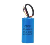 300uF 250V AC Starting Capacitor For Heavy Duty electronic starter Air Compressor Two Wires AUOQKQUT