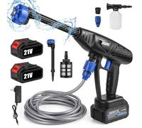 300W 26BAR Cordless High Pressure Cleaner Washer Spray Car Washing Water Gun Garden Wash Water Cleaning Machine