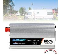 300W/500W/600W/800W/1000W/1200W/1500W/2000W Convertisseur Pur Sinus,DC 12V à AC 220V,Tension Voiture Power Inverter,avec Allume Cigare Prise Electrique,pour RV,Voyage,12V/220V-1000W