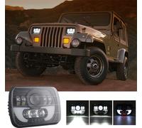 300W 7 inch 30000LM LED Off Road Vehicle Light 6000K White + Amber _1pc
