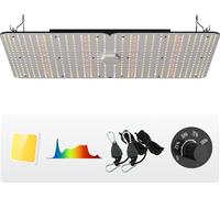 300W Dimmable Lampe pour plantes 40x60x12cm LED Lampe pour plantes 710x Samsung 281B plein spectre 40000lm flux lumineux lampe de croissance 760nm longueur d'onde infrarouge lumière pour plantes serre