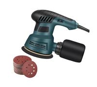 300W Ponceuse Excentrique Électrique 5 Pouces 125mm Plaque De Ponçage Traitement Du Bois Meubles Voiture Polisseuse Excellentes Performances De PonçAge(Blue)