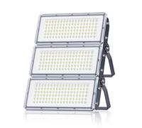 300W Projecteur LED Extérieur - 30000LM Lumineux Spot LED Extérieur avec Transformateur, Projecteur Exterieur Blanc Froid 7000k, IP67 Étanche Eclairage Exterieur pour Garage, Cour, Stade, Usines