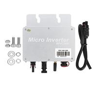 300W Solar Micro Onduleur Onde Sinusoidale Syst¿¿me de G¿¿n¿¿ration d'?nergie Photovoltaique Micro-Inverseur, Connecteurs et Interfaces Solaires 120V
