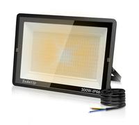 300W Spot LED Exterieur, 30000LM Super Lumineux Projecteur Extérieur | 3000K Blanche Chaude, Luminosité 120°, IP66 Étanche, Éclairage de Lampe Extérieur pour Jardin Cour Patio Garage Parking