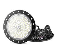 300W UFO Projecteur LED Industriel 30000LM 6500K Blanc Froid LED High Bay Light Hall Projecteur Lampe Atelier Éclairage d'entrepôt pour Stade Garage/Usine/Atelier/Parkings/Gymnase/Intérieur/Parking
