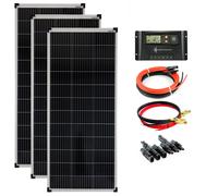 300Watt 12Volt Solaire Set Installation Autonome Jardin Camping Module